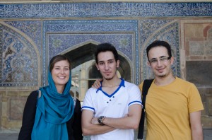 Mit Behnam und Pedram in Isfahan, IR